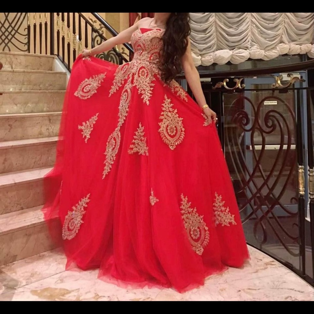 Red dress size XS